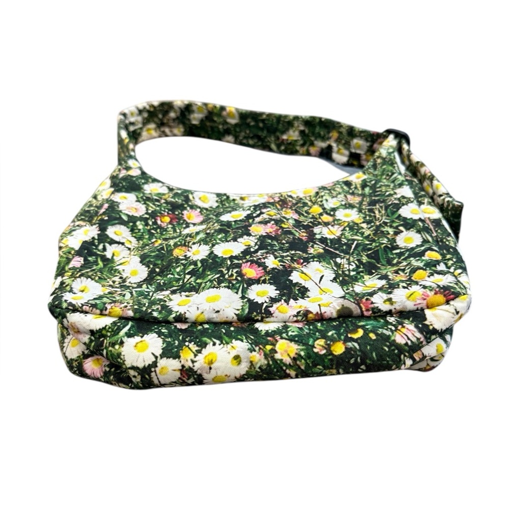 Baggu Mini Nylon Shoulder Bag in Daisy / Floral Purse Handbag - Picture 5 of 12